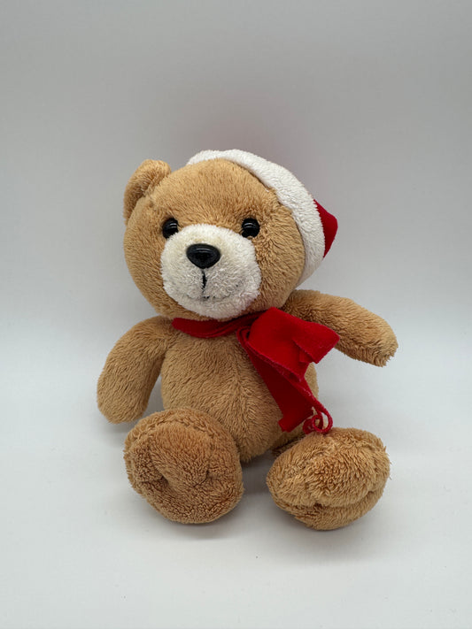 Teddybär mit Weihnachtsmütze Weihnachten