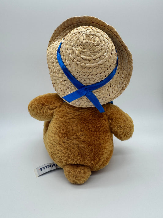 Teddybär mit Sonnenhut