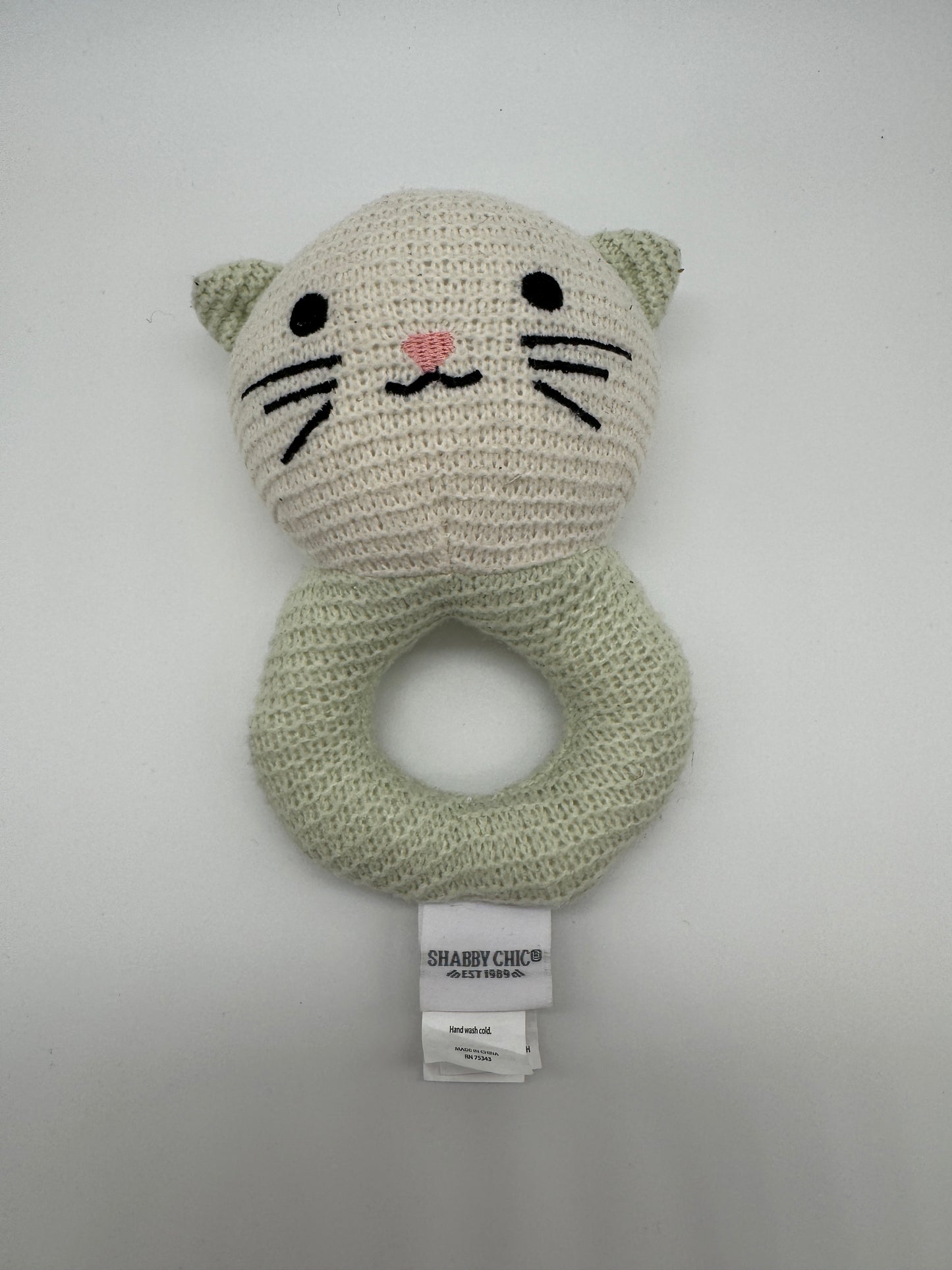 Katze mit Ring Original Shabby Chic
