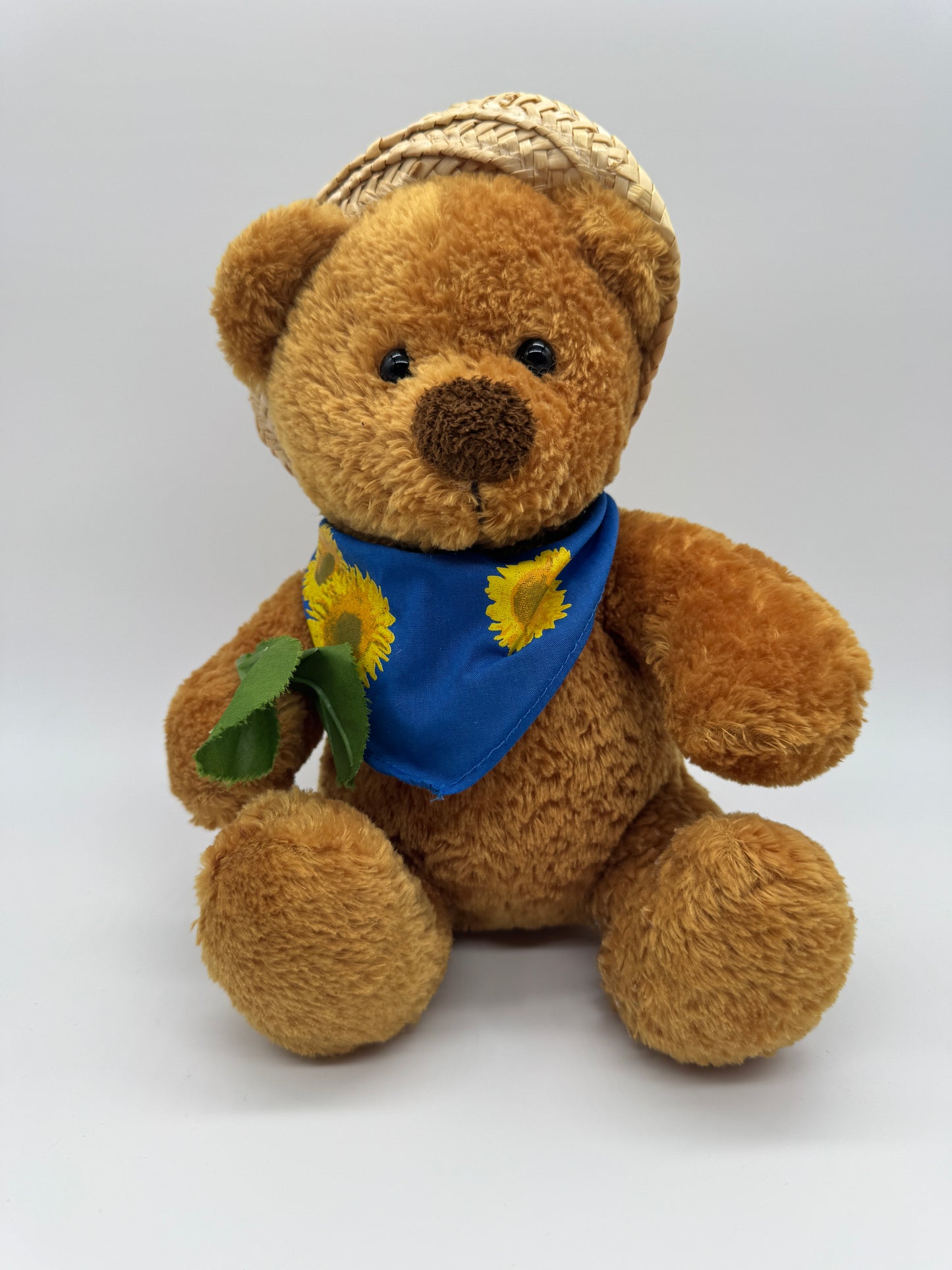 Teddybär mit Sonnenhut